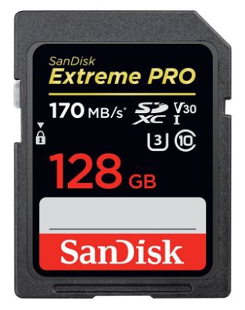 Sandisk Extreme PRO SDXC 128 GB